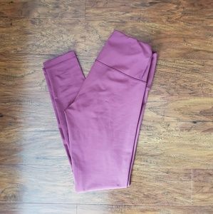 NWOT 90 degree pink full length leggins.